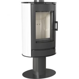 Печь-камин Kratki Koza AB S/N/O Kafel Bialy